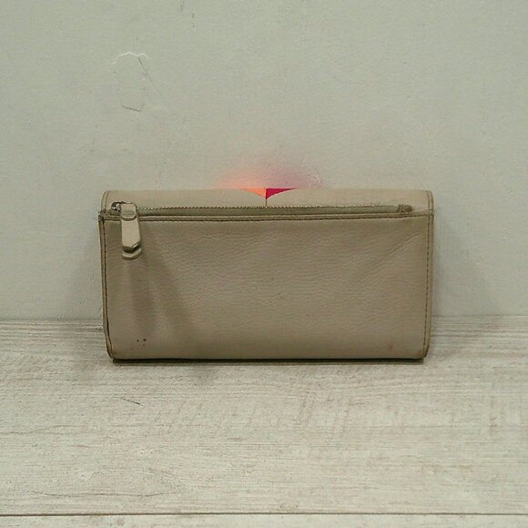 Fossil 70's inspired Leather Key-Per Calypso Geometric Leather Wallet - Picture 3 of 12